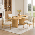 Mid-Century Tufted Plush Dining Chair Set of 2