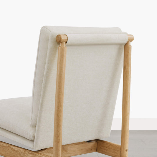 Mid-Century Tufted Plush Dining Chair Set of 2