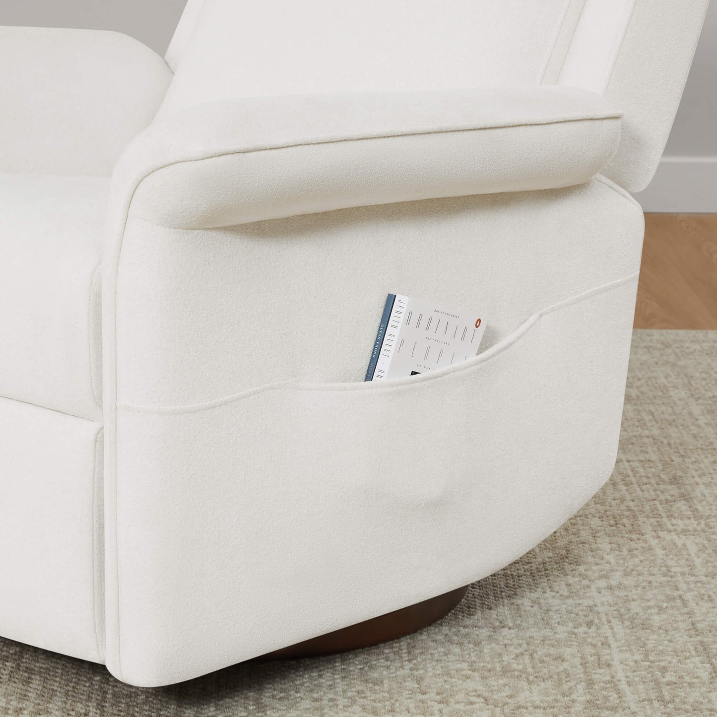 Mila Power Swivel Glider Recliner with Plush Upholstery