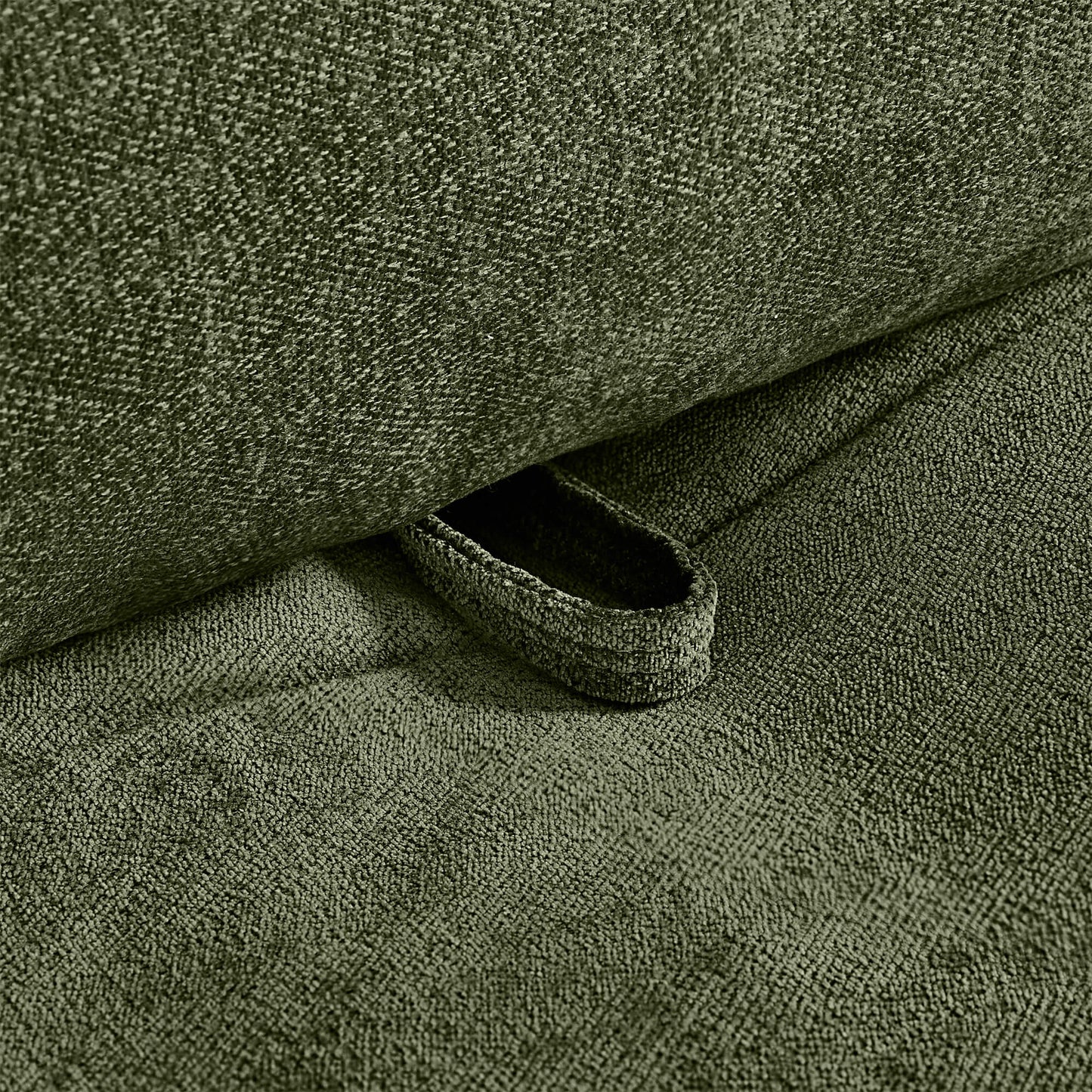 Minimalist Chenille 3-Seater Modular Sofa with Adjustable Backrest