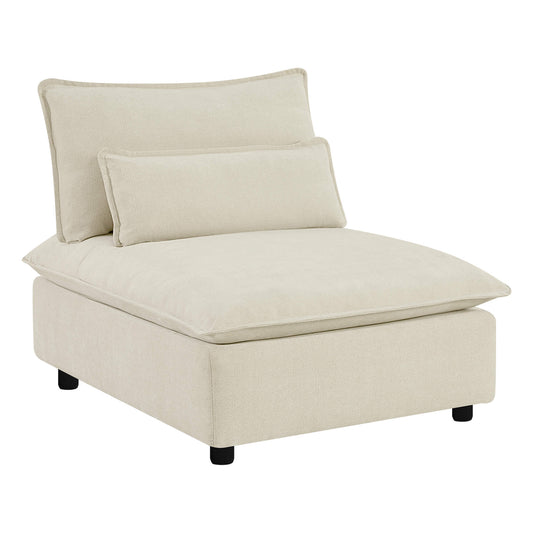 Minimalist Chenille 3-Seater Modular Sofa with Adjustable Backrest
