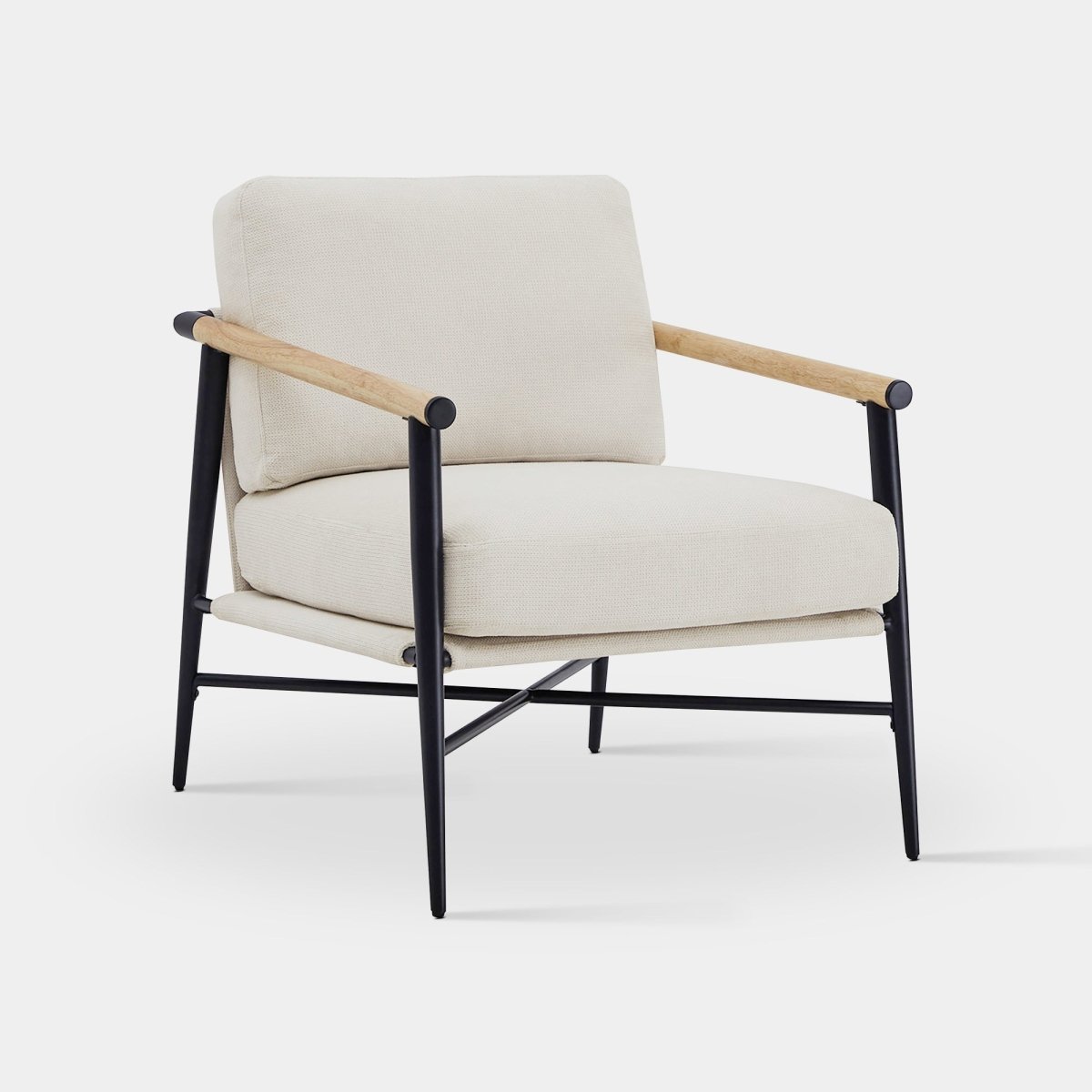 Modern Accent Chair in Elegant Velvet Upholstery