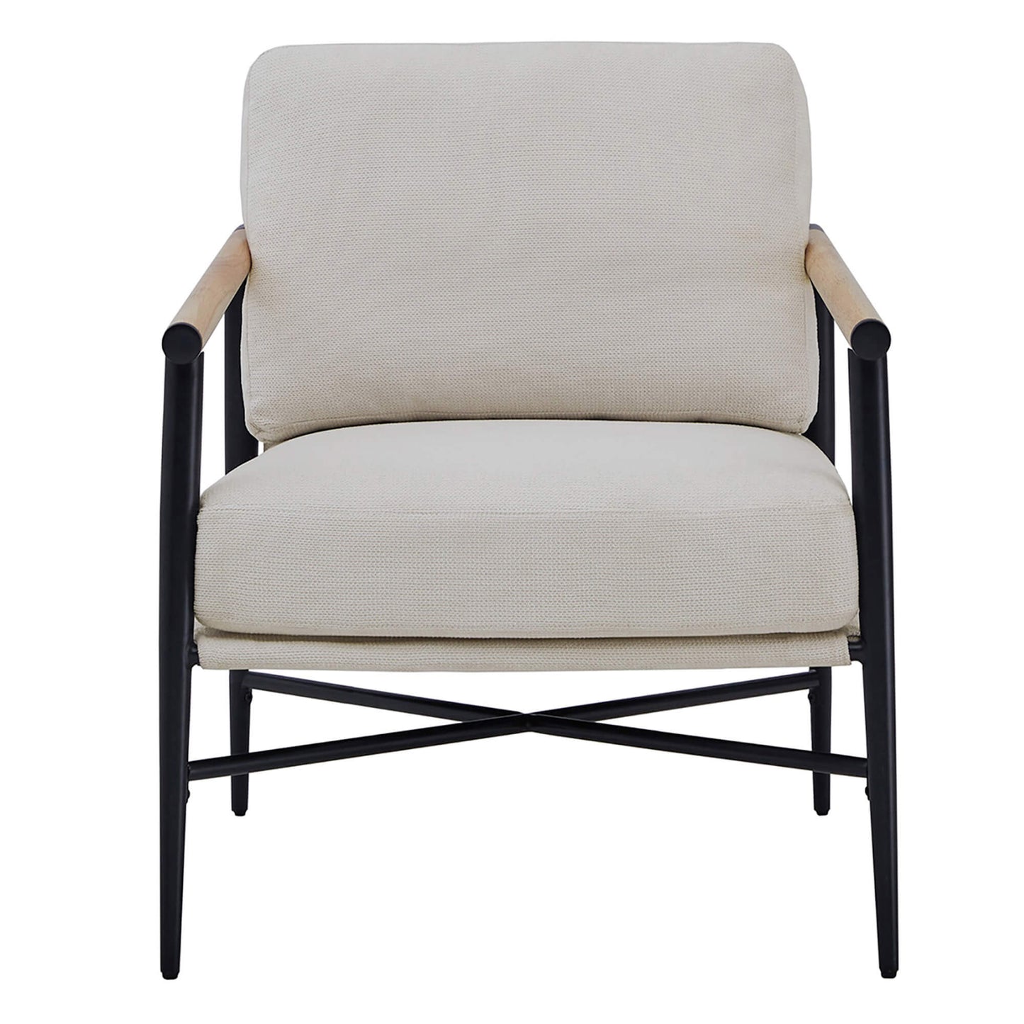 Modern Accent Chair in Elegant Velvet Upholstery