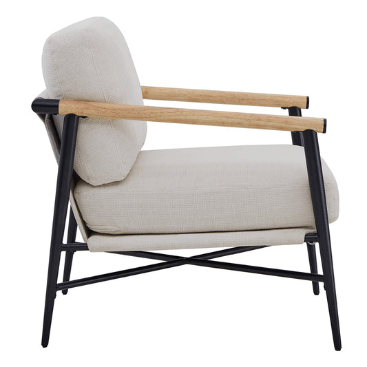 Modern Accent Chair in Elegant Velvet Upholstery