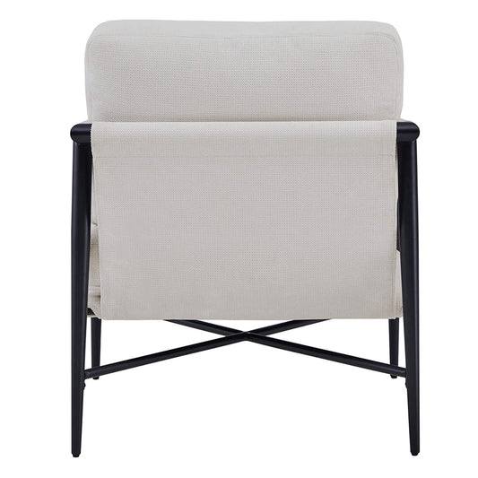 Modern Accent Chair in Elegant Velvet Upholstery