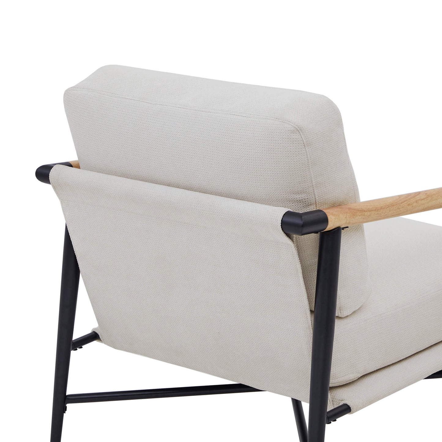 Modern Accent Chair in Elegant Velvet Upholstery