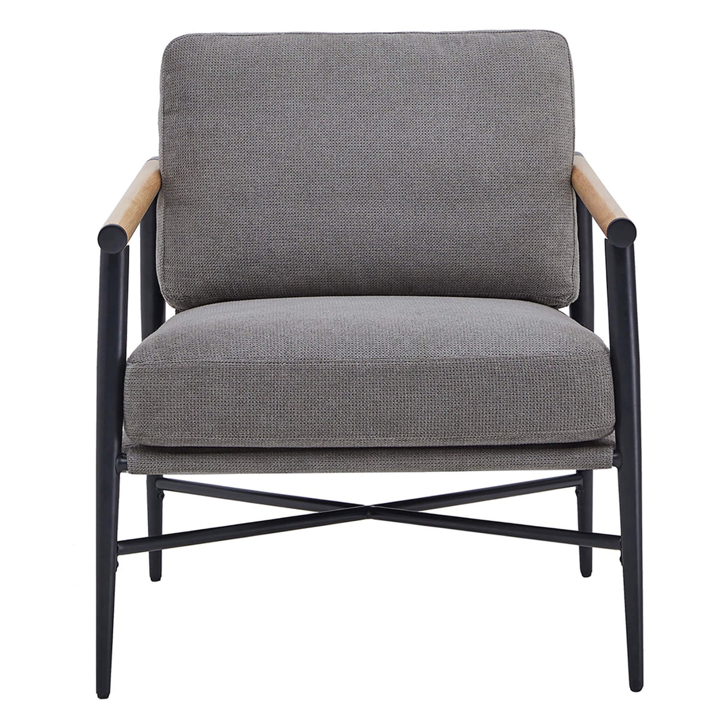 Modern Accent Chair in Elegant Velvet Upholstery