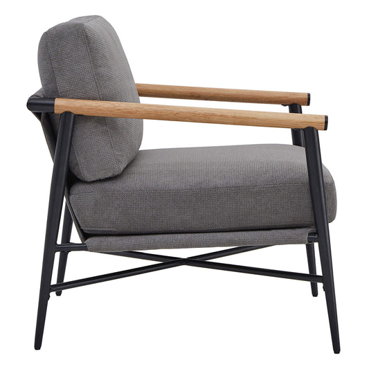 Modern Accent Chair in Elegant Velvet Upholstery