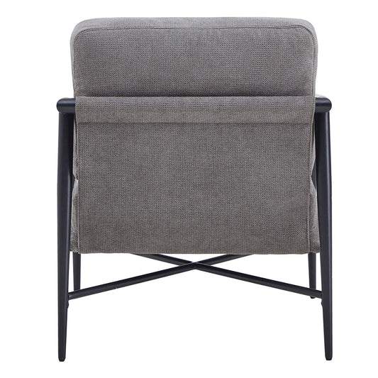 Modern Accent Chair in Elegant Velvet Upholstery