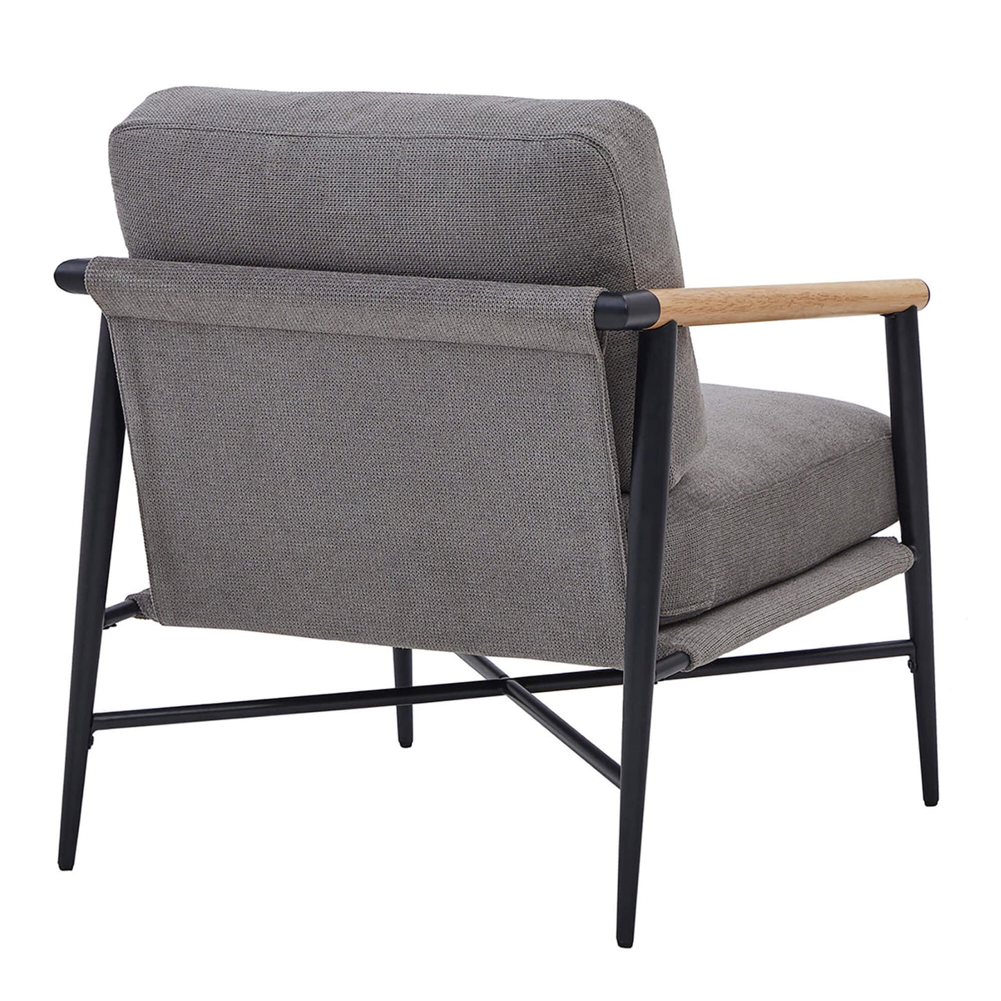Modern Accent Chair in Elegant Velvet Upholstery