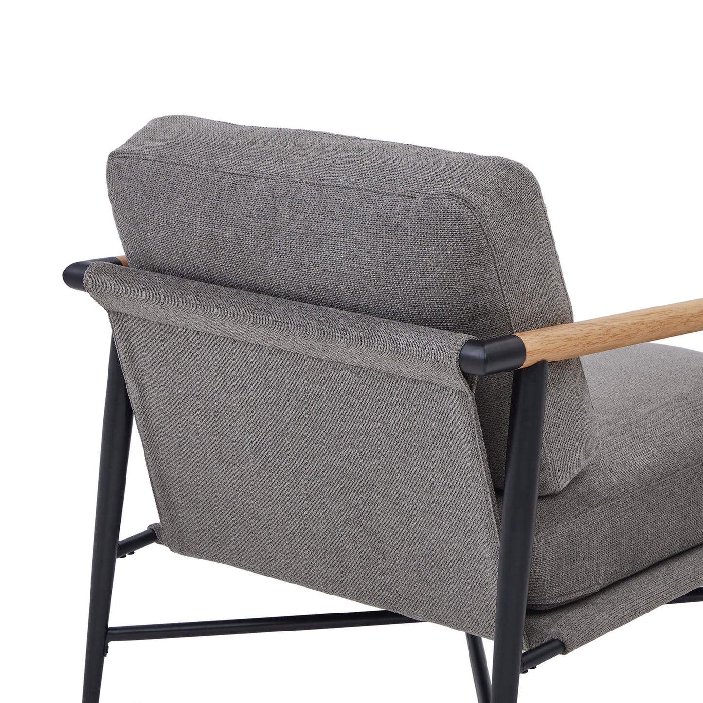 Modern Accent Chair in Elegant Velvet Upholstery