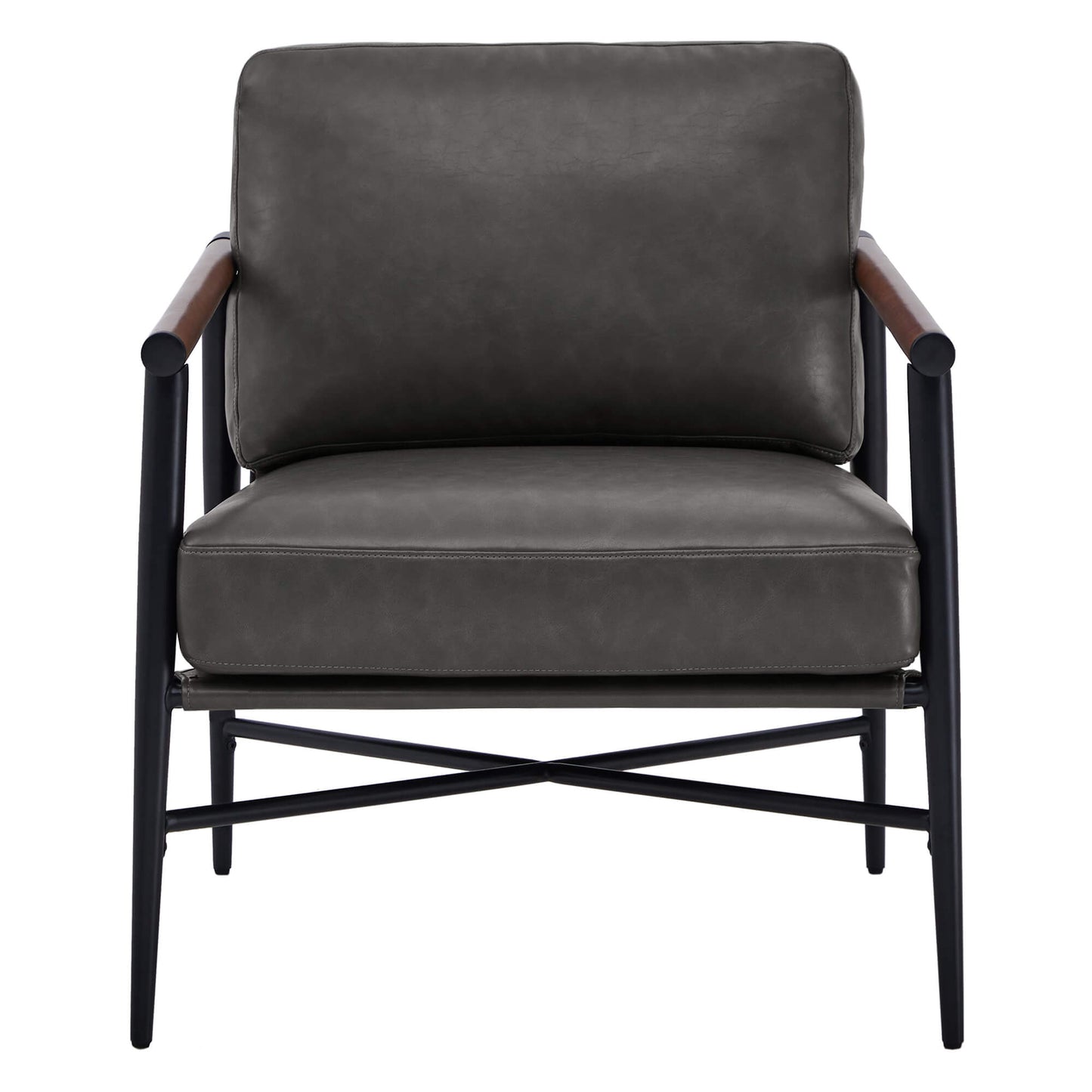 Modern Accent Chair in Elegant Velvet Upholstery