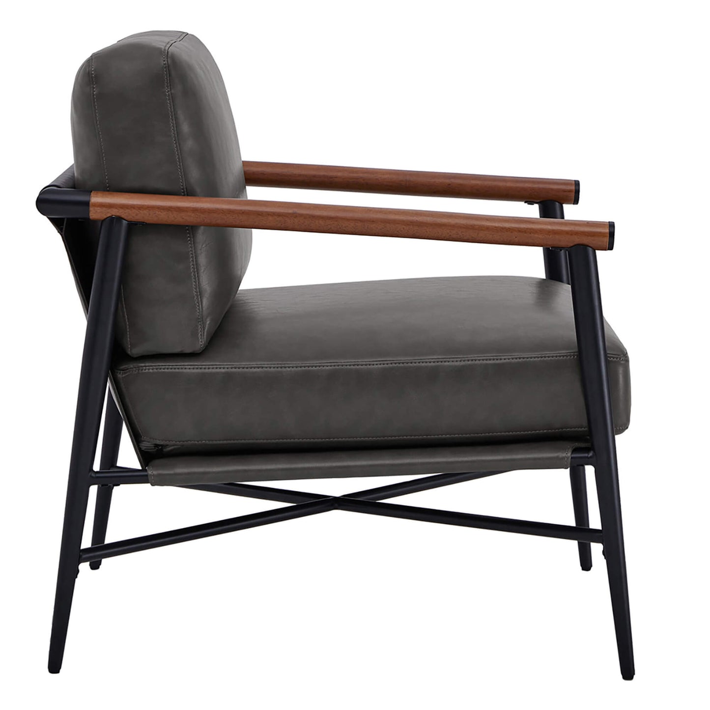 Modern Accent Chair in Elegant Velvet Upholstery