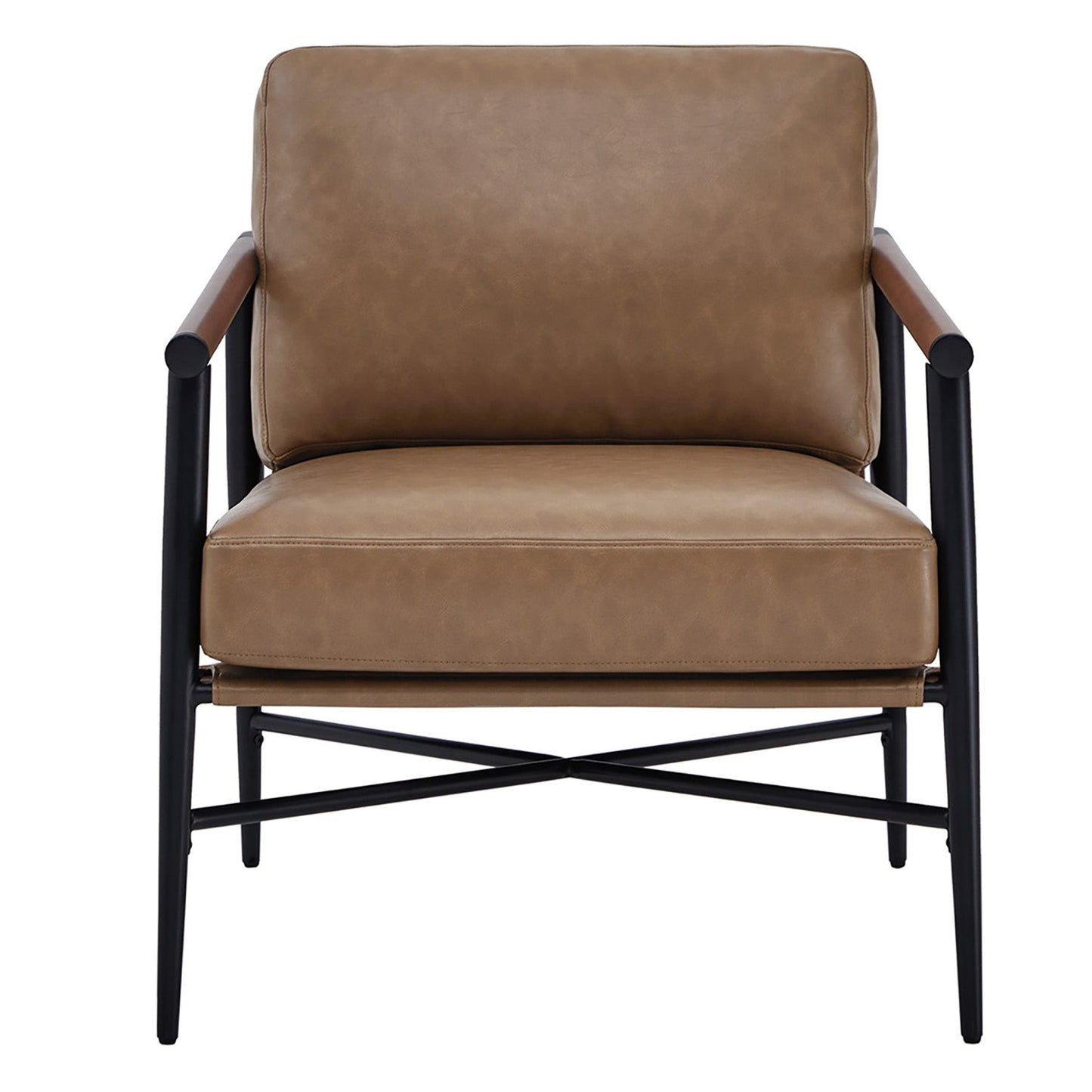 Modern Accent Chair in Elegant Velvet Upholstery