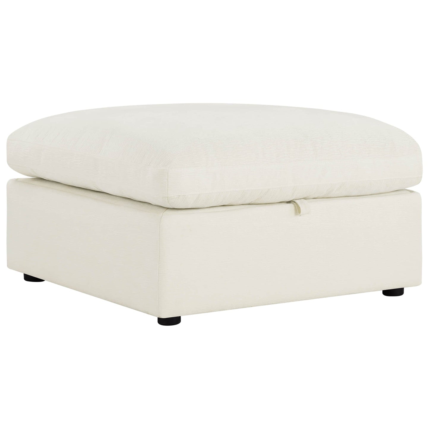 Modern Chenille Sofa Ottoman with Cozy Upholstery