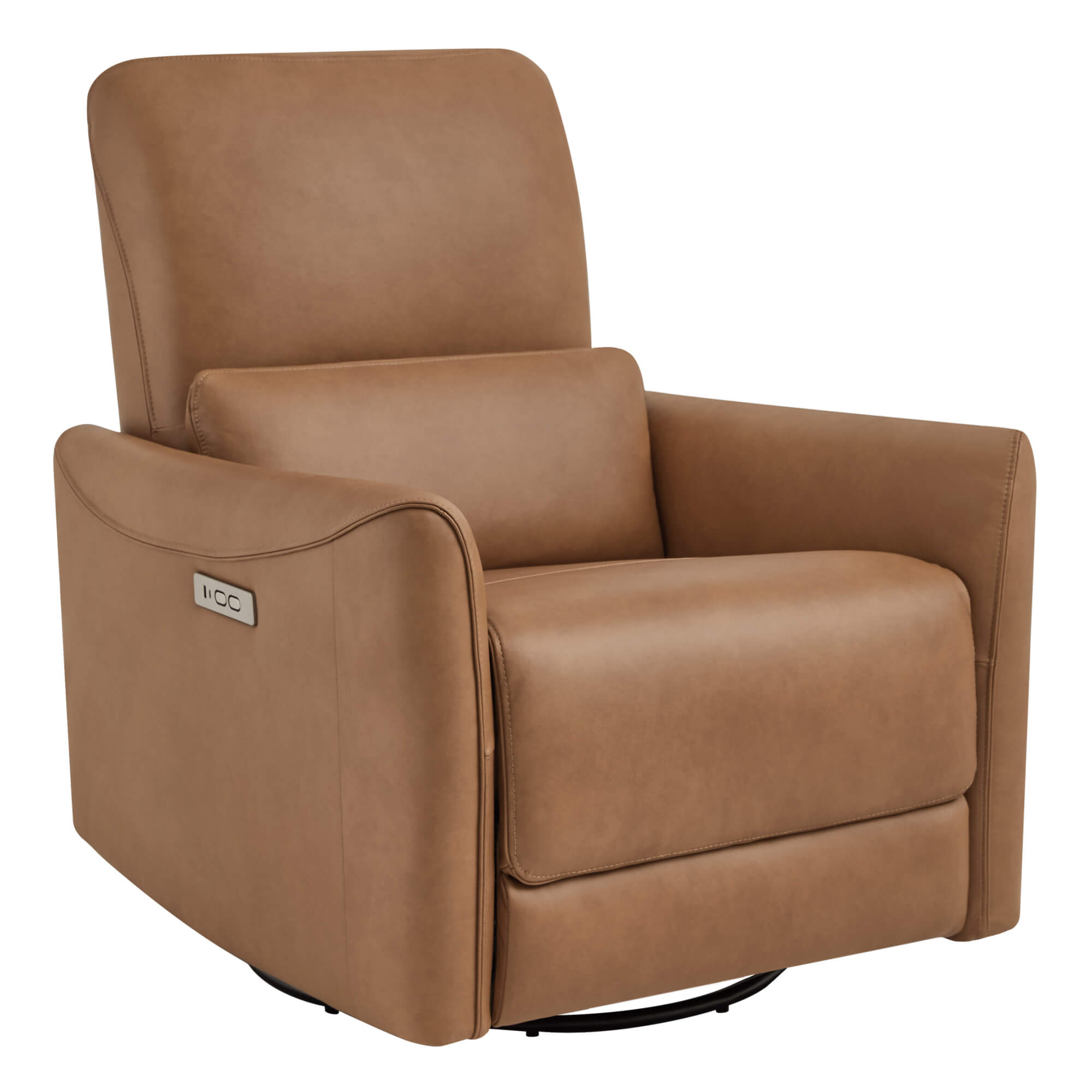Modern Power Swivel Glider Recliner with Adjustable Headrest