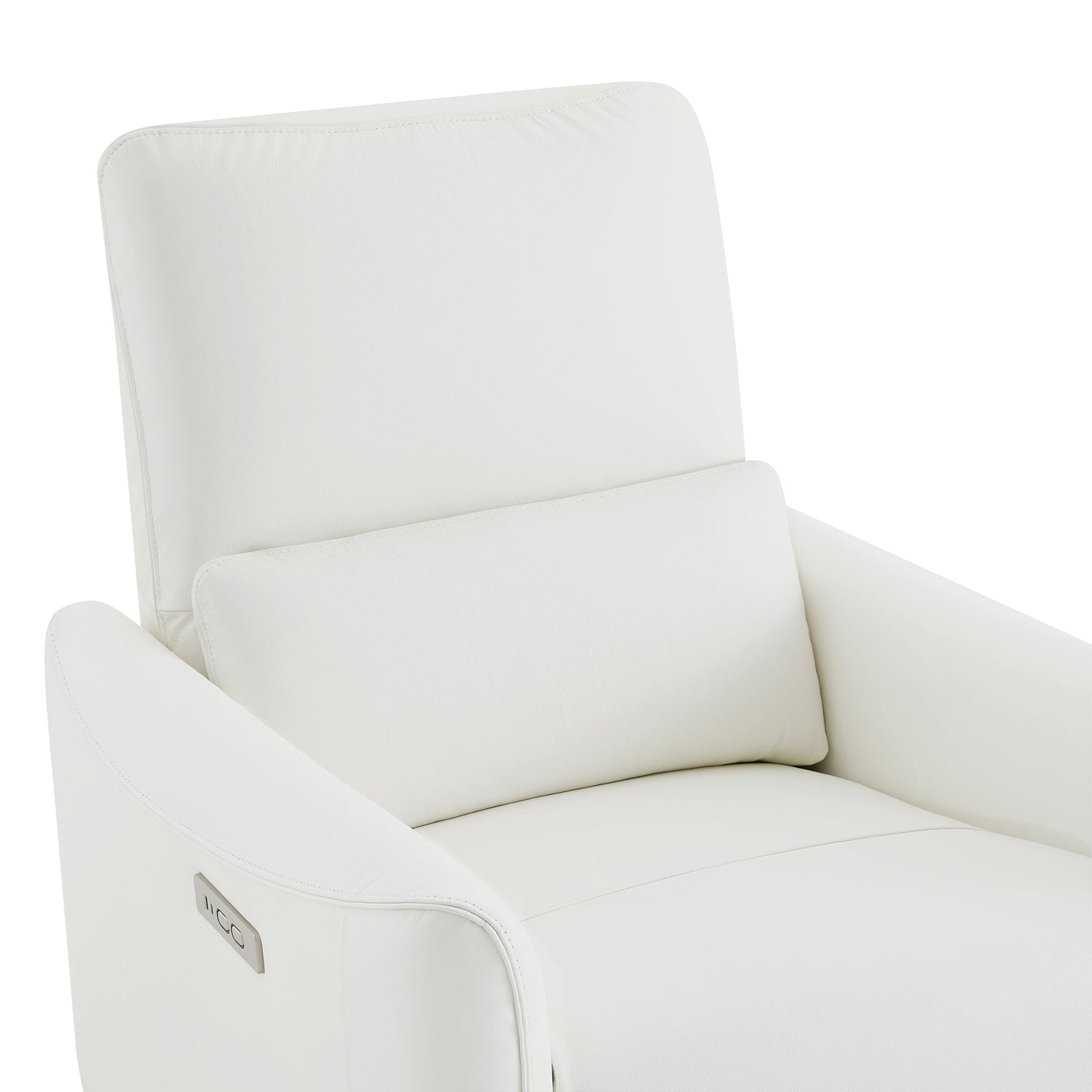 Modern Power Swivel Glider Recliner with Adjustable Headrest