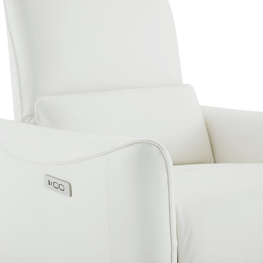 Modern Power Swivel Glider Recliner with Adjustable Headrest
