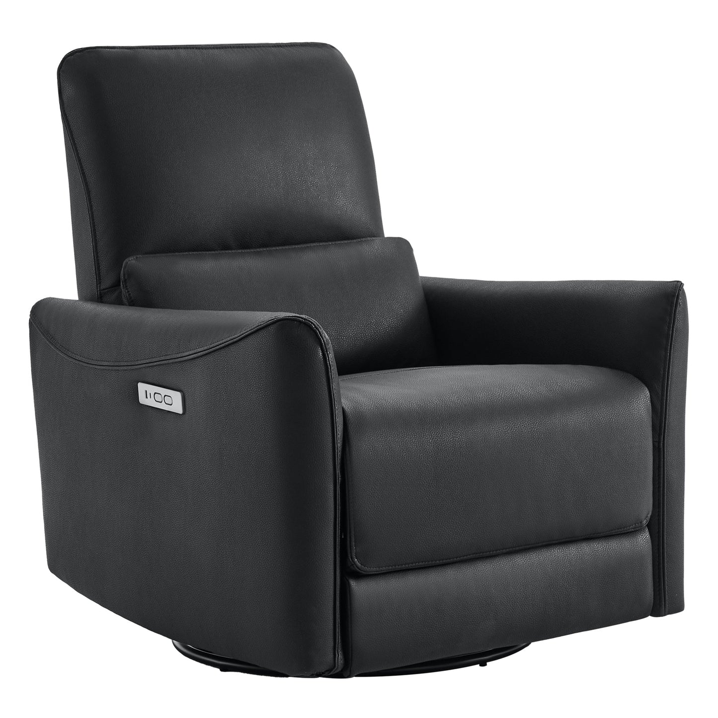 Modern Power Swivel Glider Recliner with Adjustable Headrest
