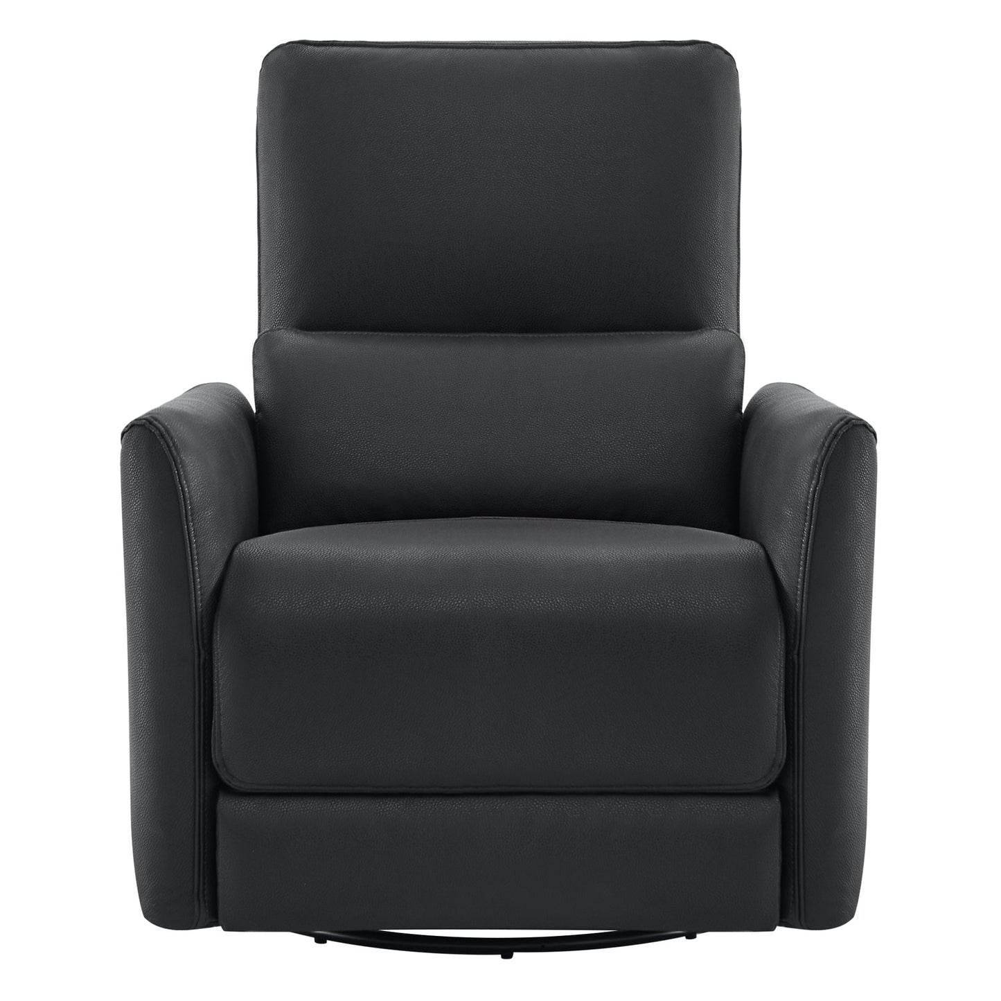 Modern Power Swivel Glider Recliner with Adjustable Headrest