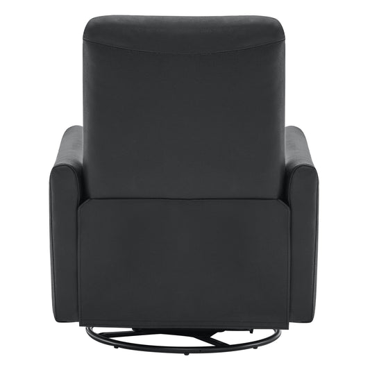 Modern Power Swivel Glider Recliner with Adjustable Headrest