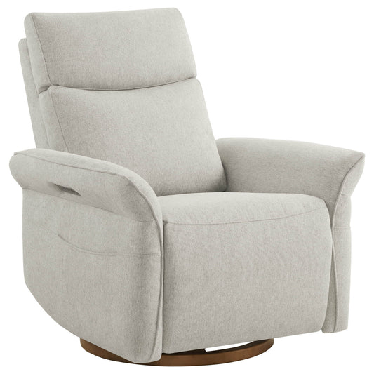 Modern Power Swivel Glider Recliner with Lumbar Support