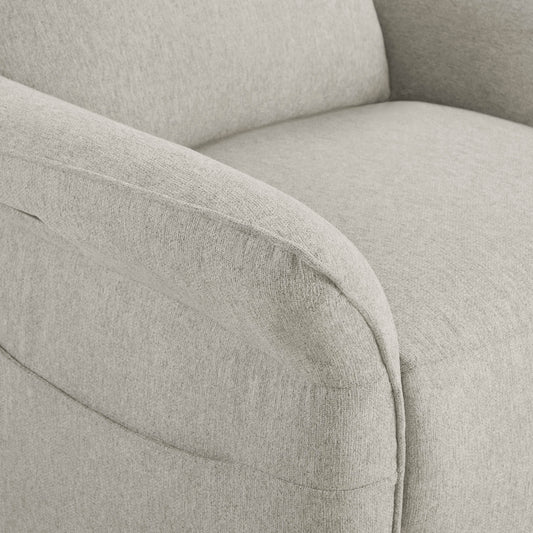Modern Power Swivel Glider Recliner with Lumbar Support