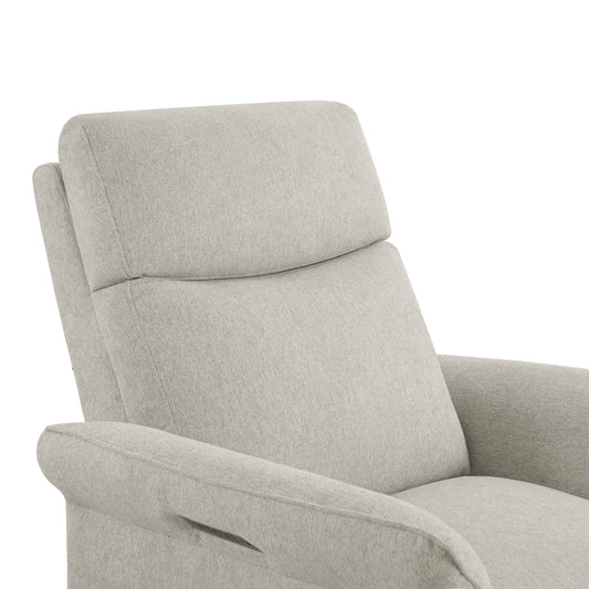 Modern Power Swivel Glider Recliner with Lumbar Support