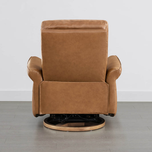 Modern Power Swivel Glider Recliner with Lumbar Support
