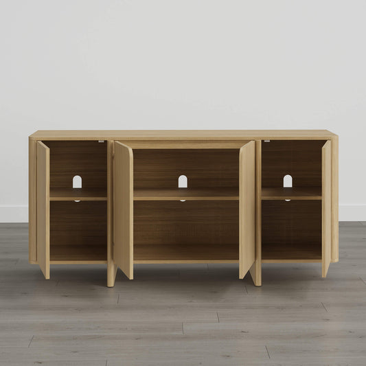 Modern Sideboard in 67” with Multi-Zone Design