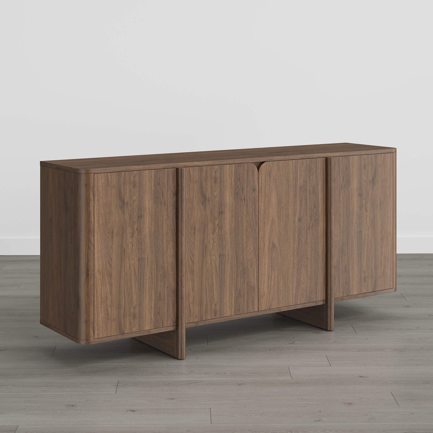 Modern Sideboard in 67” with Multi-Zone Design