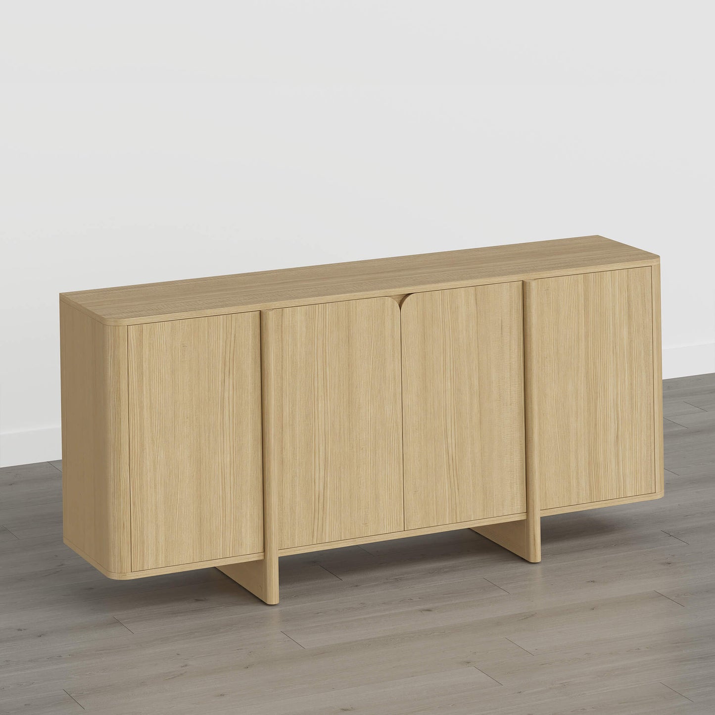 Modern Sideboard in 67” with Multi-Zone Design