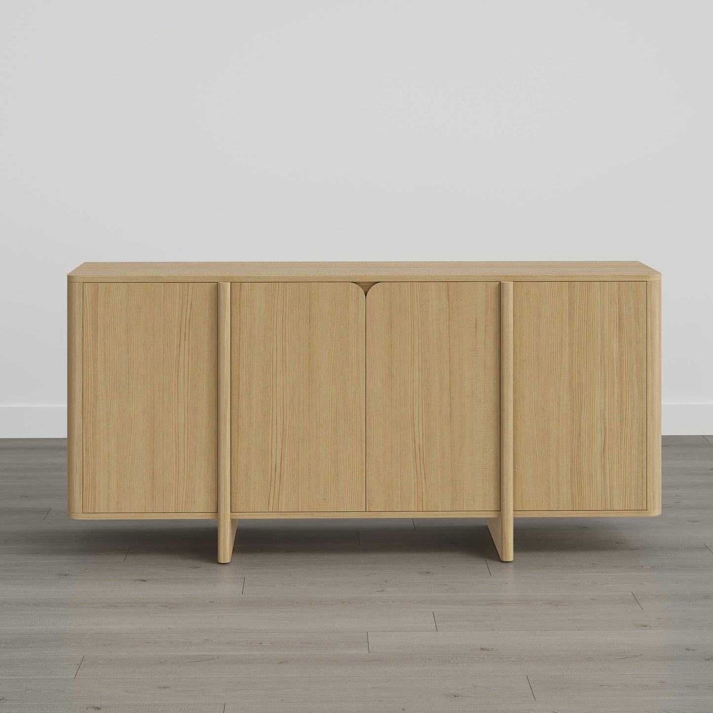 Modern Sideboard in 67” with Multi-Zone Design