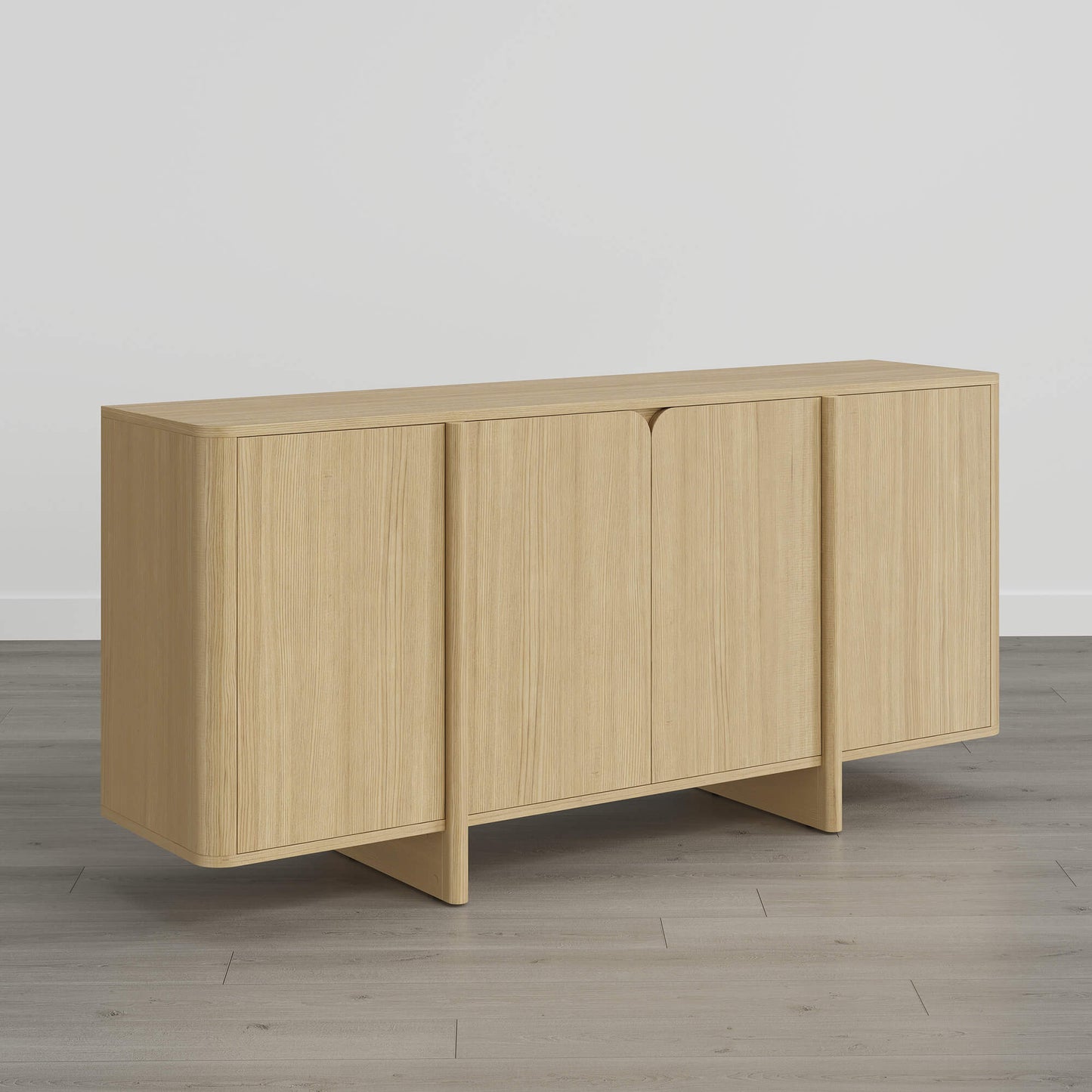 Modern Sideboard in 67” with Multi-Zone Design