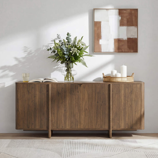 Modern Sideboard in 67” with Multi-Zone Design