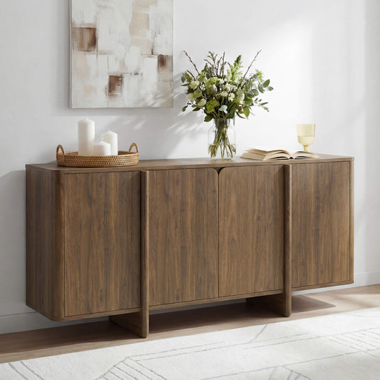 Modern Sideboard in 67” with Multi-Zone Design