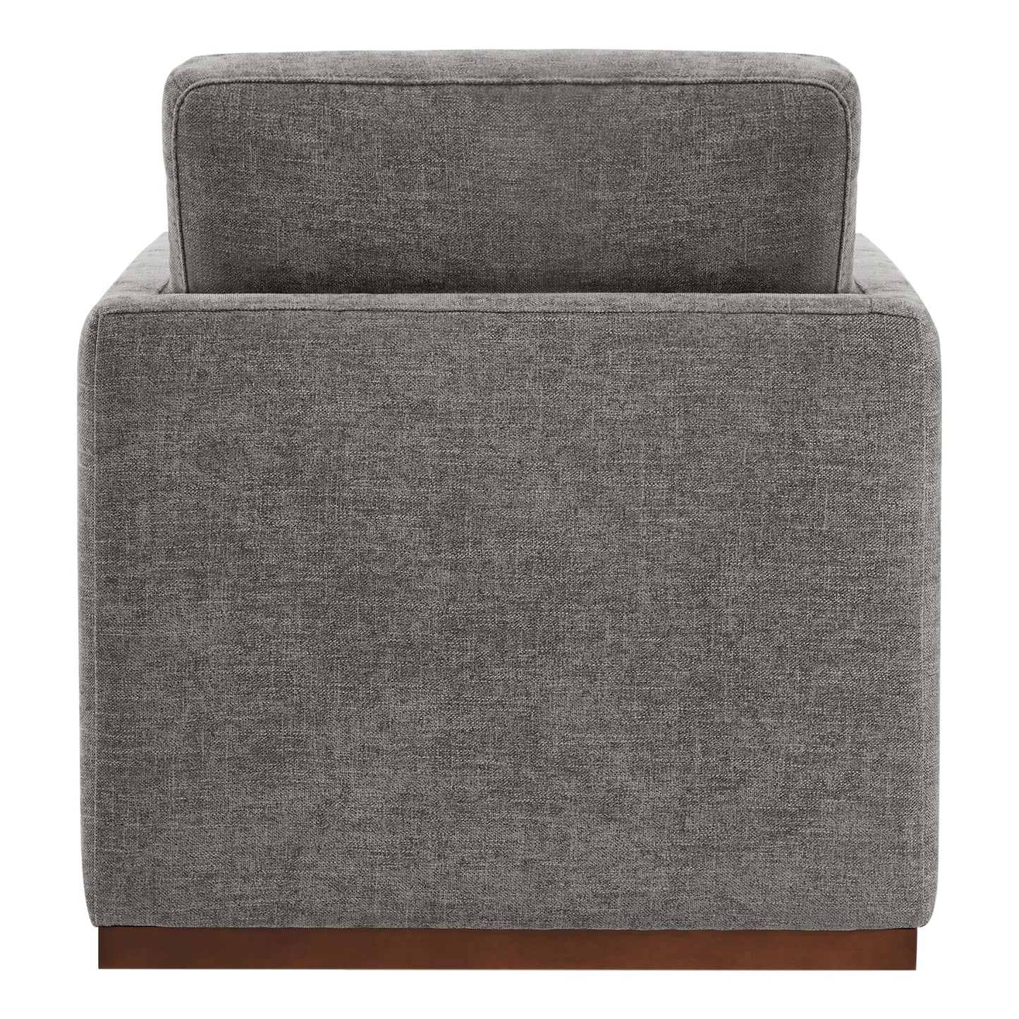 Modern Swivel Accent Chair with Curved Back Design