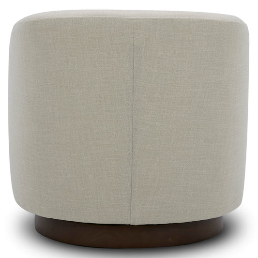 Modern Swivel Accent Chair with Soft Fabric Upholstery