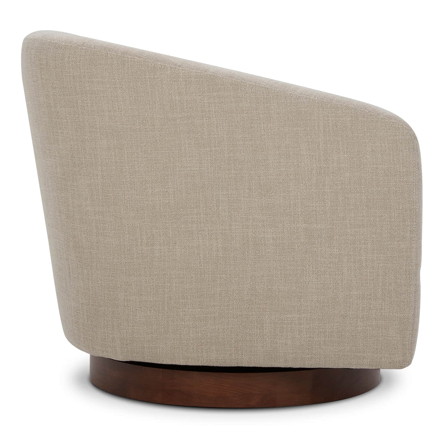 Modern Swivel Accent Chair with Soft Fabric Upholstery