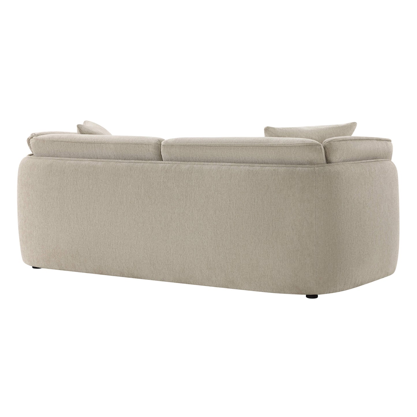 Modern Wraparound 3-Seater Sofa with Feather Filling
