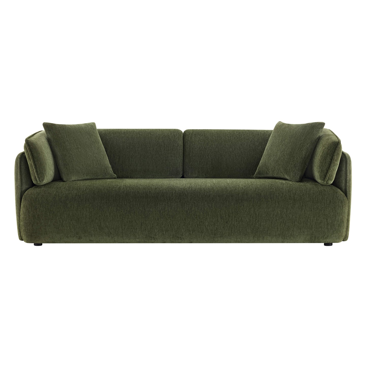 Modern Wraparound 3-Seater Sofa with Feather Filling
