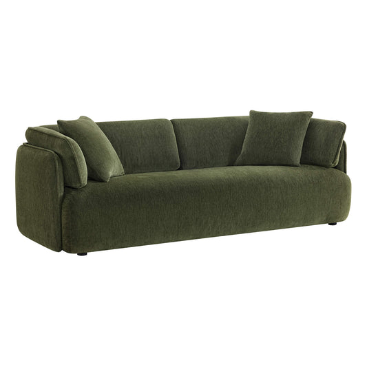 Modern Wraparound 3-Seater Sofa with Feather Filling