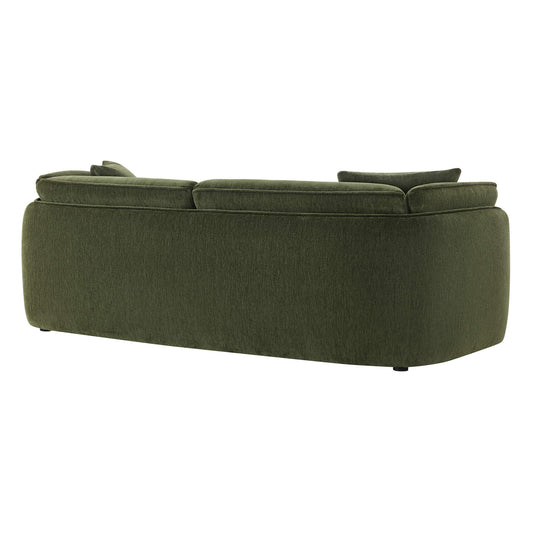 Modern Wraparound 3-Seater Sofa with Feather Filling