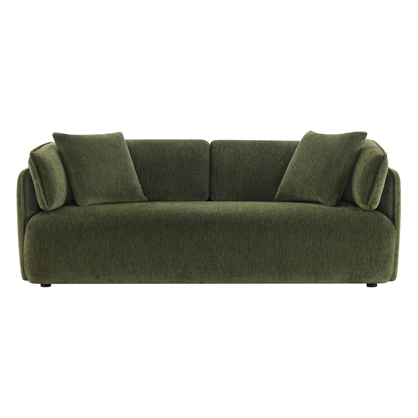Modern Wraparound 3-Seater Sofa with Feather Filling