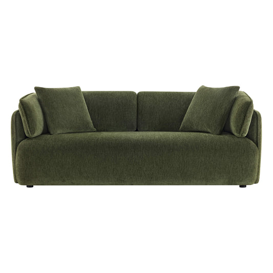 Modern Wraparound 3-Seater Sofa with Feather Filling