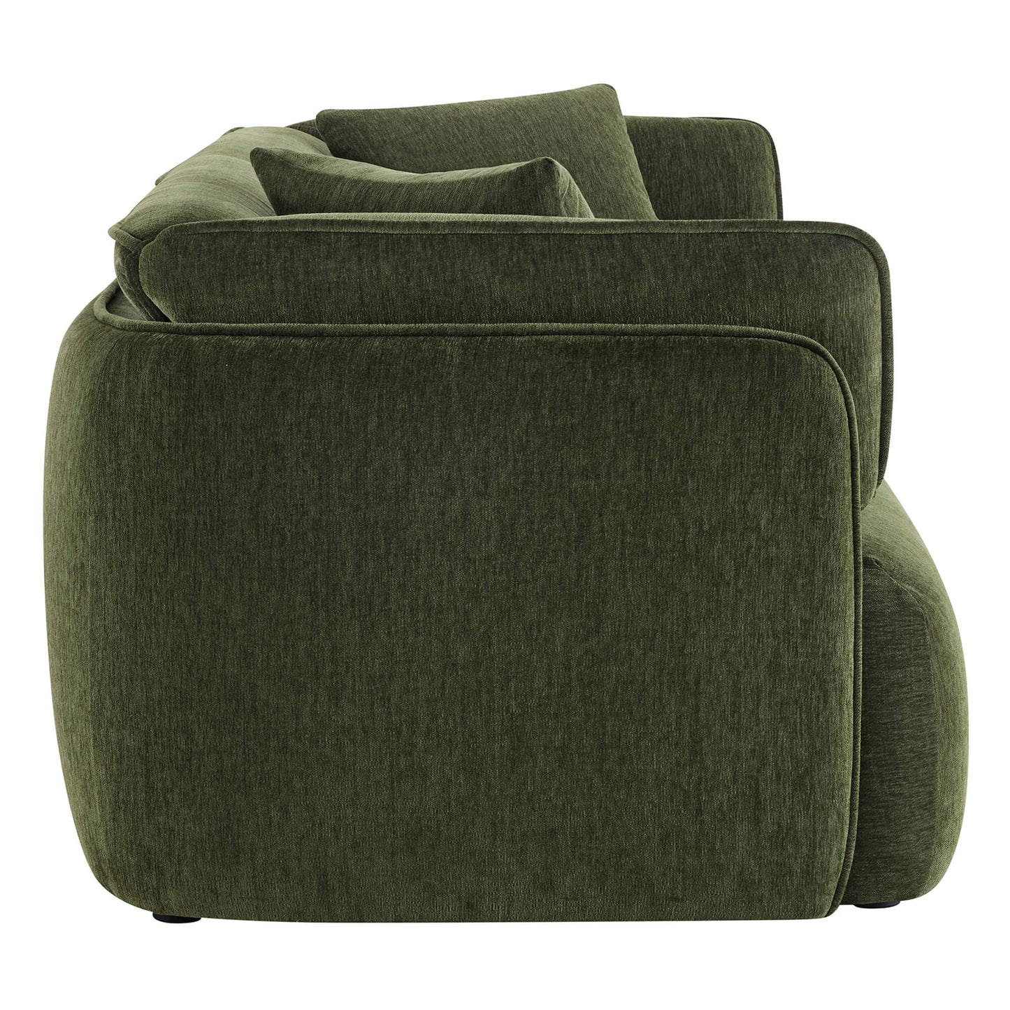 Modern Wraparound 3-Seater Sofa with Feather Filling