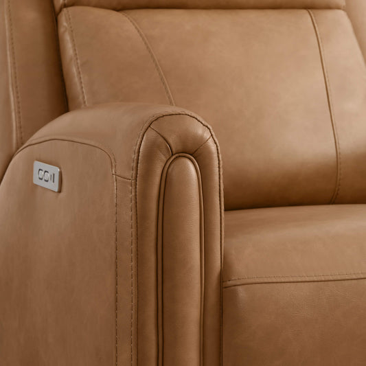 Modern Zero Wall-Hugger Recliner in Plush Fabric