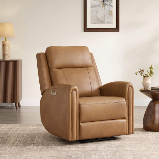 Modern Zero Wall-Hugger Recliner in Plush Fabric