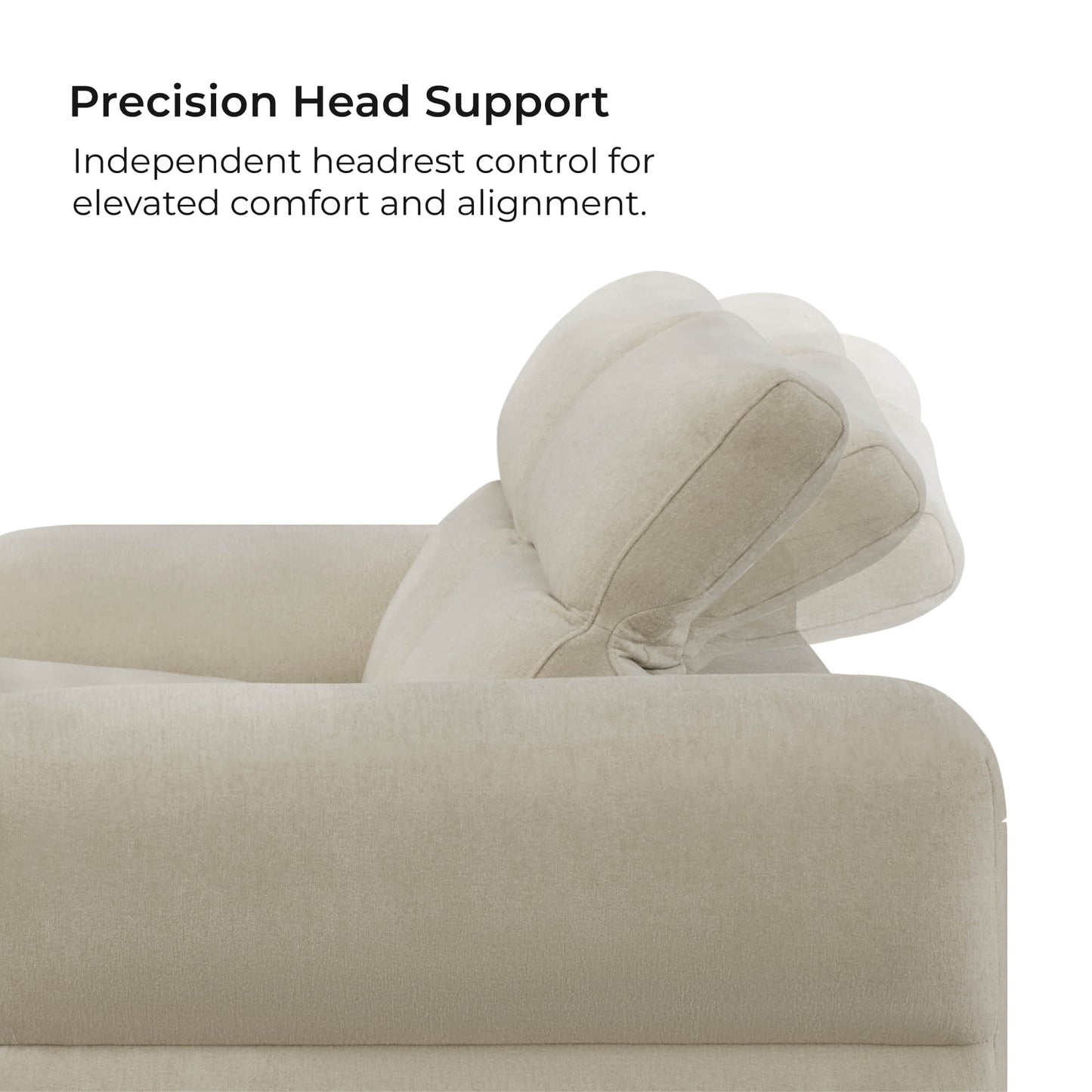 Modular 2-Seat Power Reclining Sofa with Power Headrests