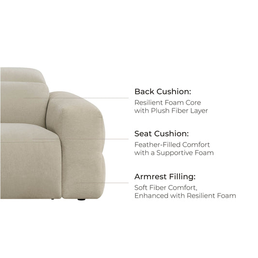 Modular 2-Seat Power Reclining Sofa with Power Headrests